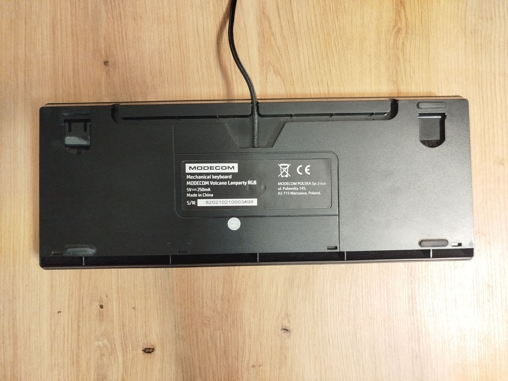 Klawiatura MODECOM Volcano lanparty RGB
