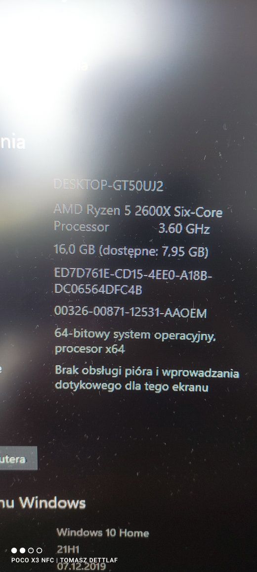 Zestaw komputerowy. Komputer gamingowy.