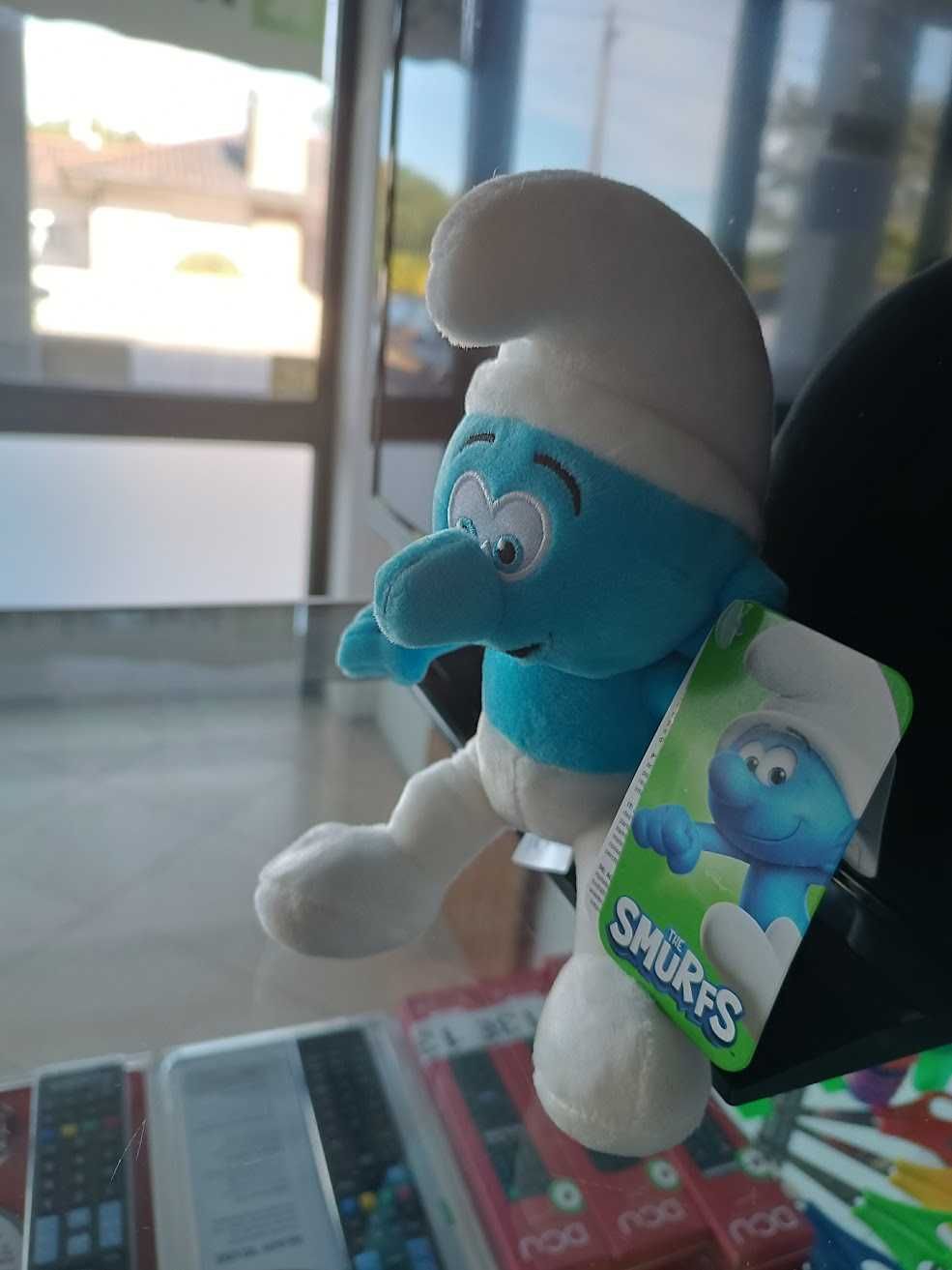 Novidade:Peluche Smurfs Smurf Azul 22cm