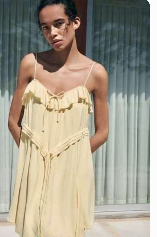 Новое платье средней длины Zara