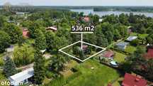 Działka 536 m² z domkiem – blisko jeziora