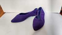 Granatowe buty płaskie baleriny Reserved 38
