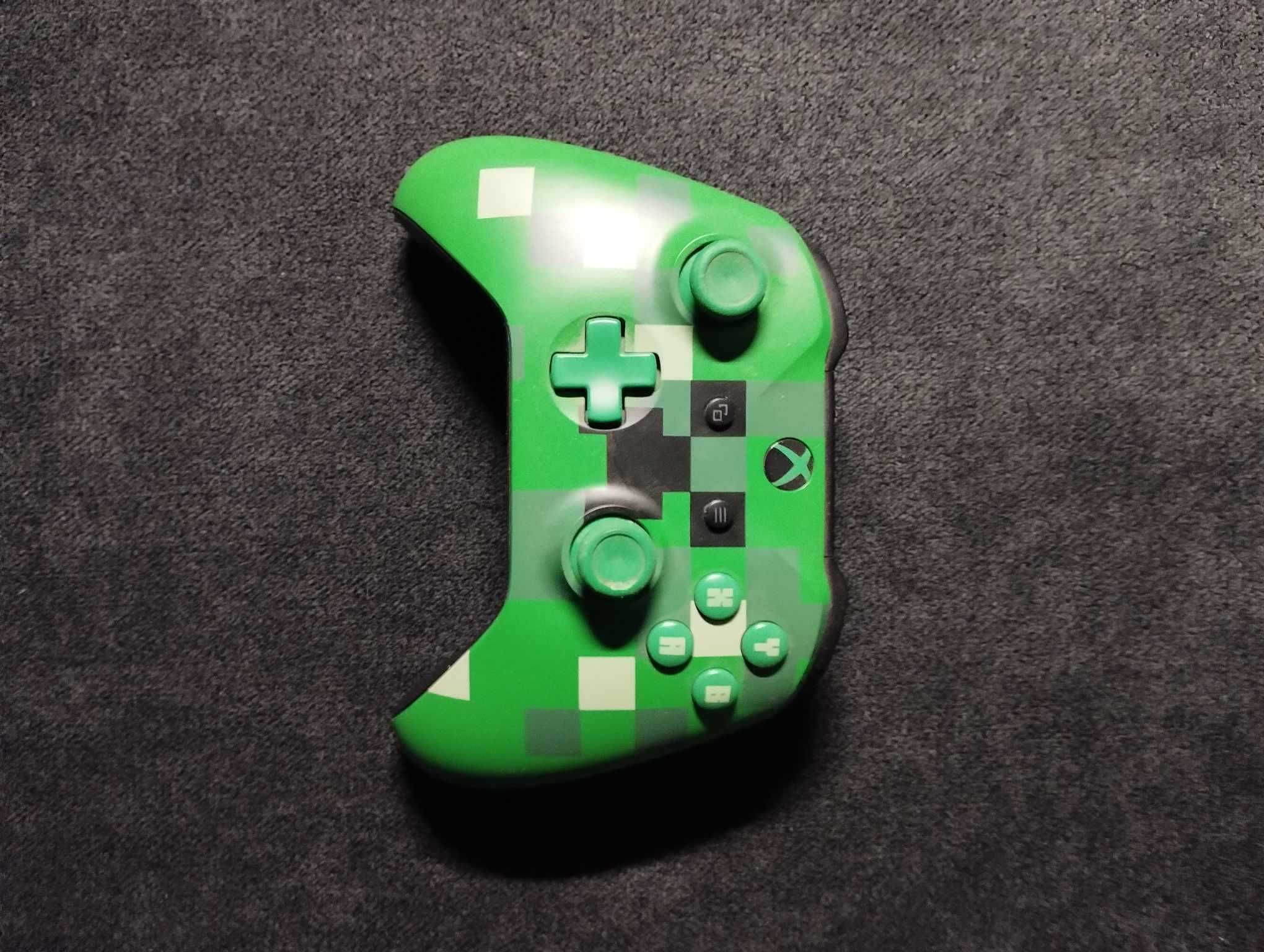 XBOX ONE - pad mineraft creeper