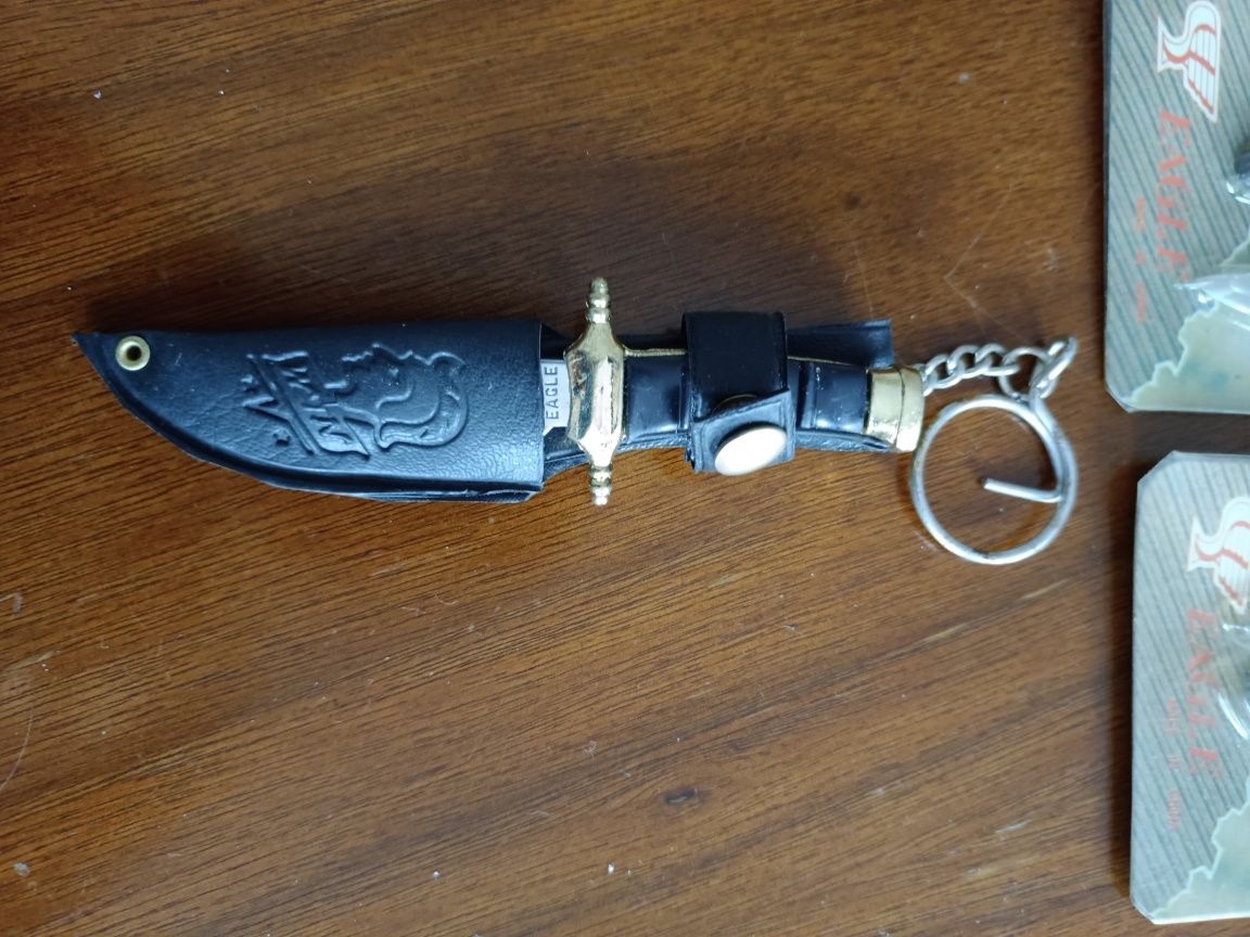 Kolekcja Vintage nóż bagnet 4 sztuki breloków do kluczy