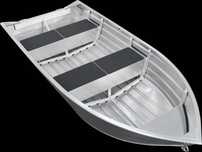 Łódź łódka wędkarska aluminiowa Kimple TROUT 370