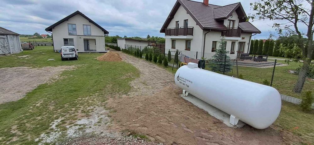 Zbiornik butla na gaz propan 2700, 3700, 4850, 6400, montaż LPG