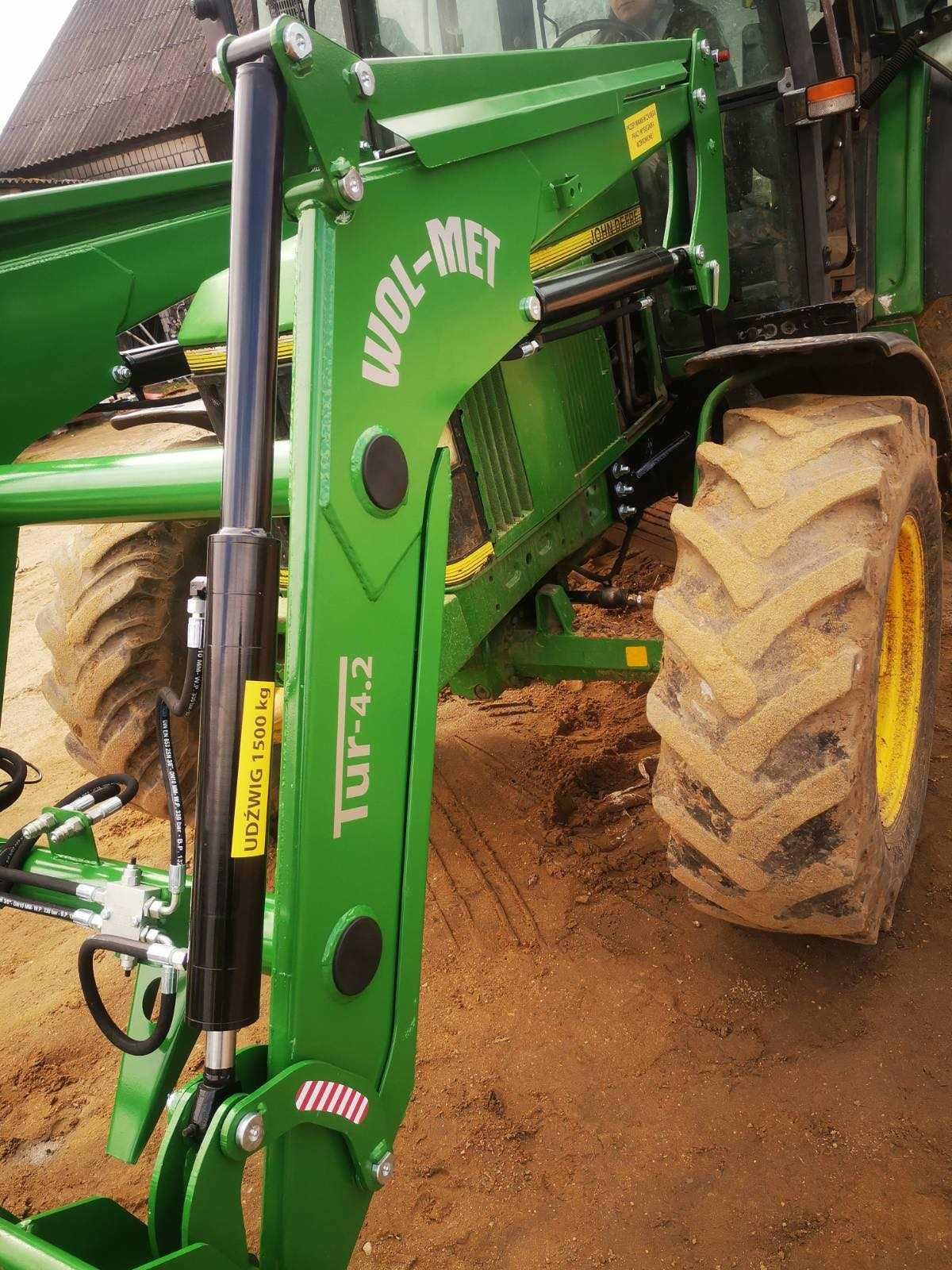 Ładowacz czołowy JOHN DEERE 1500kg udźwigu wol-met