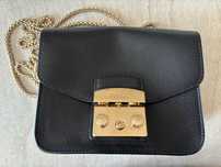 Torebka PREMIUM kultowa FURLA Metropolis Mini Onyx