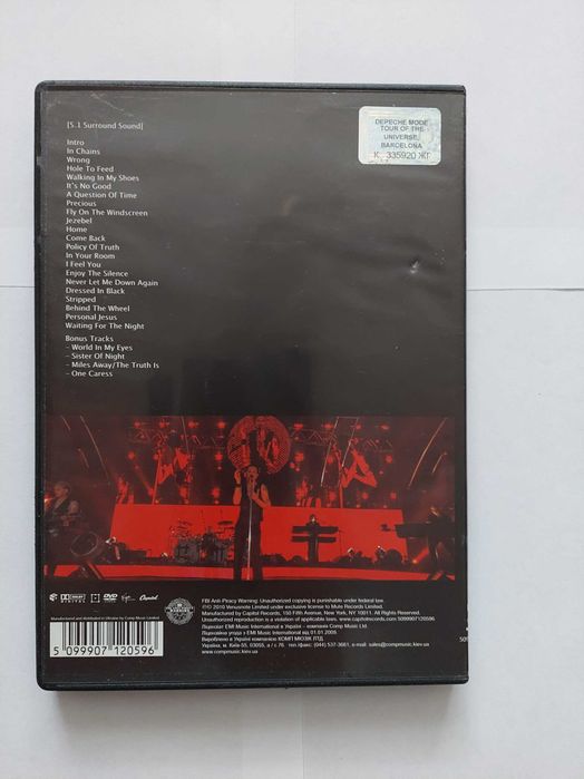 Depeche Mode - Tour of the Universe DVD