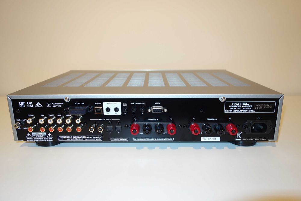 Wzmacniacz stereo Rotel A12 MkII, na gwarancji