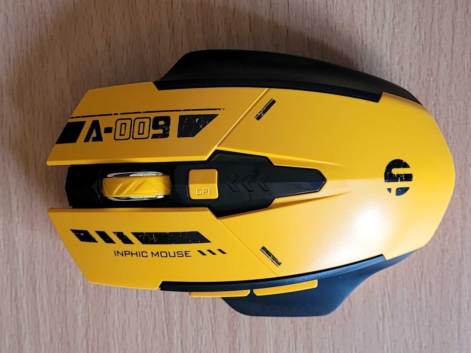 Mysz gamingowa inphic A9 Bumblebee - radio / bluetooth - 800, 2400 dpi