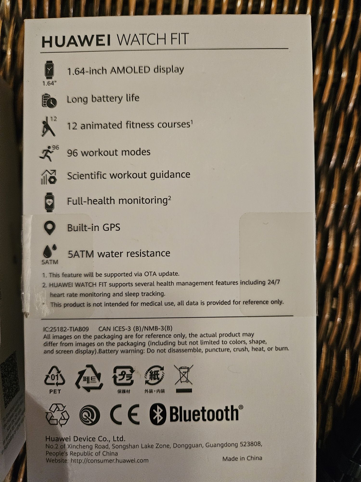 Smartwatch Huawei Watch Fit