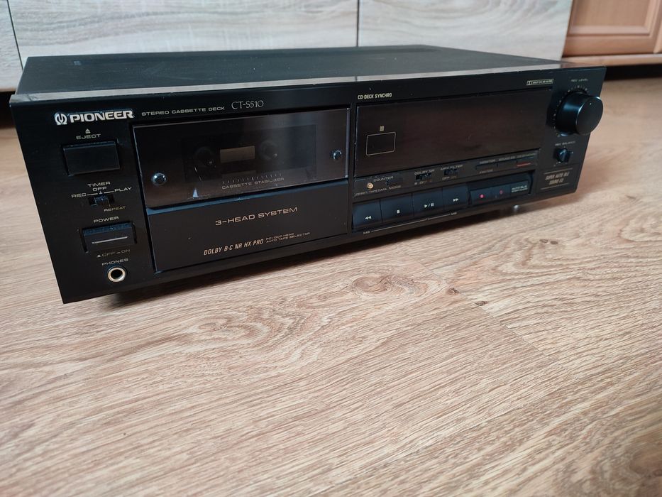 Magnetofon PIONEER CT-s510 plus oryginalny pilot, Auto Ble, Sound EQ