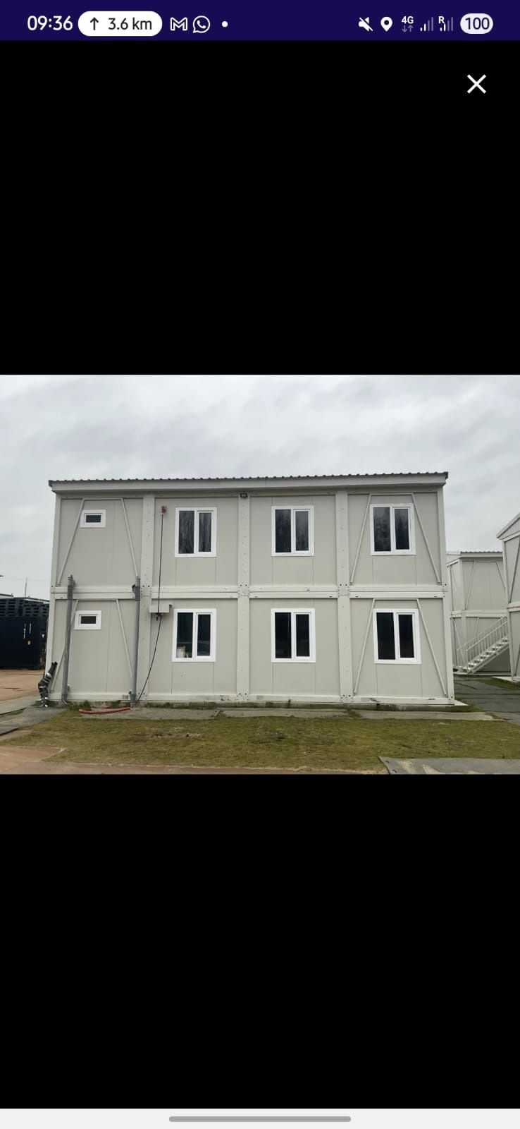 Dom modułowy 120m2  2 kondygnacje po 60m2  Kontener  Dom Biurowiec