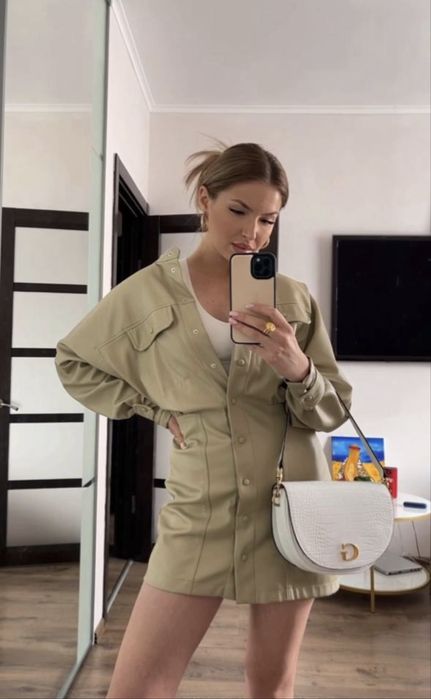 Сукня Zara еко-шкіра