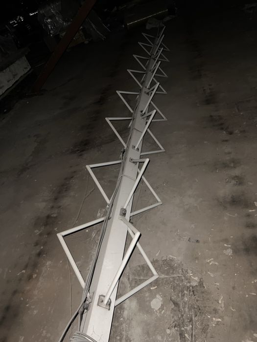 Мачта секционная 54 метра, можно ставить на крыше + комплектующие