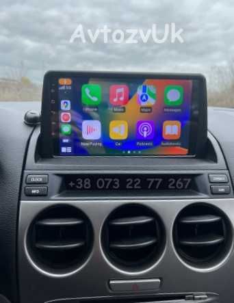 Android 14 MAZDA 6 GPS TV USB Дисплей Tesla Мазда 6 CarPlay Магнитола
