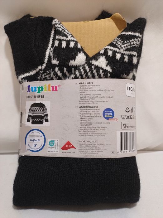 Sweter chłopięcy 110/116