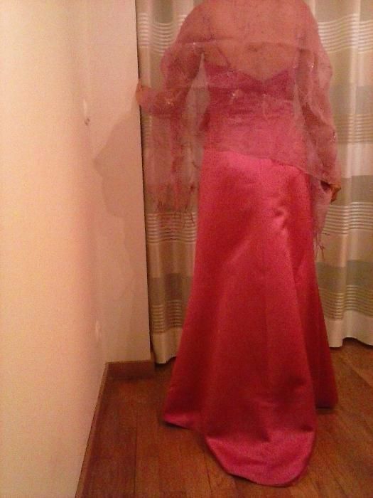 Vestido de cerimónia rosa