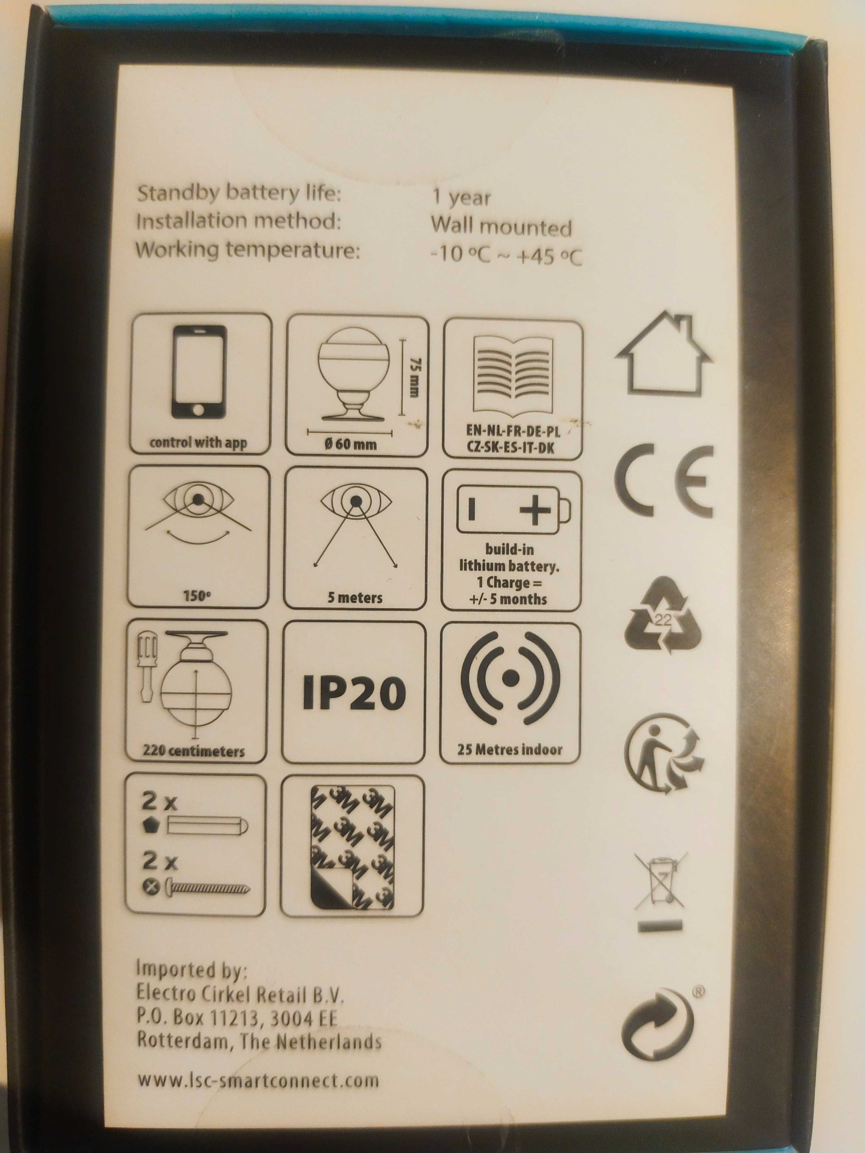 Czujnik ruchu wifi Smart Movement sensor LSC - okazyjna cena