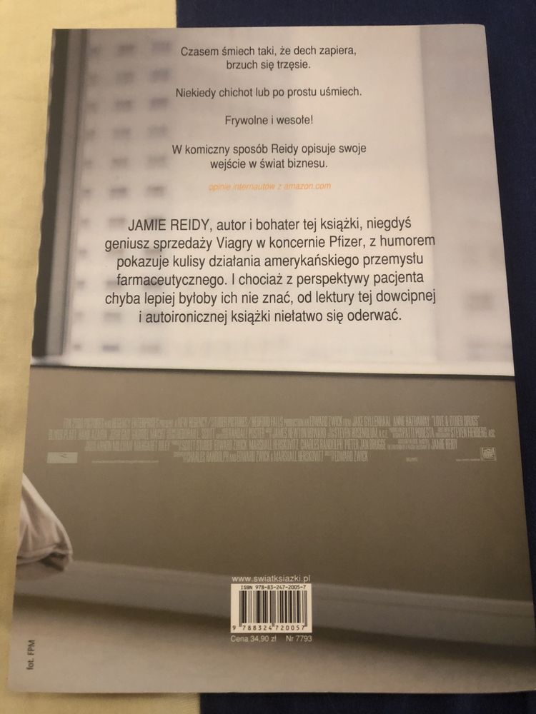 Książka „Miłość i inne używki” Jamie Reidy
