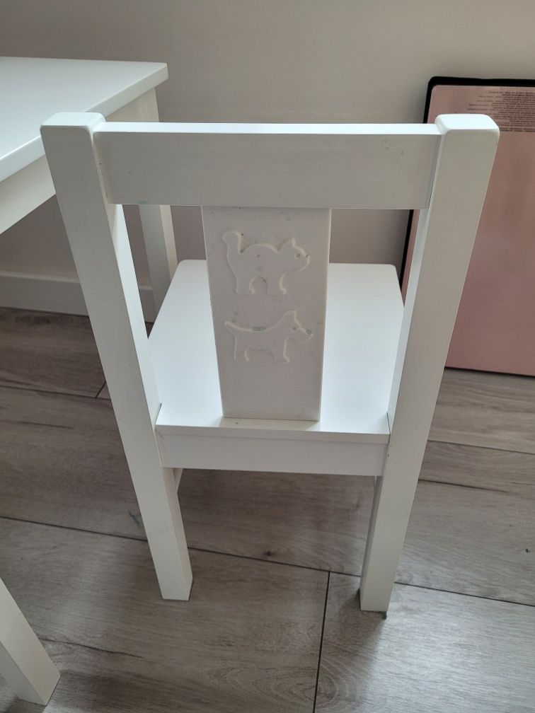 Stolik i krzesełko ikea kritter