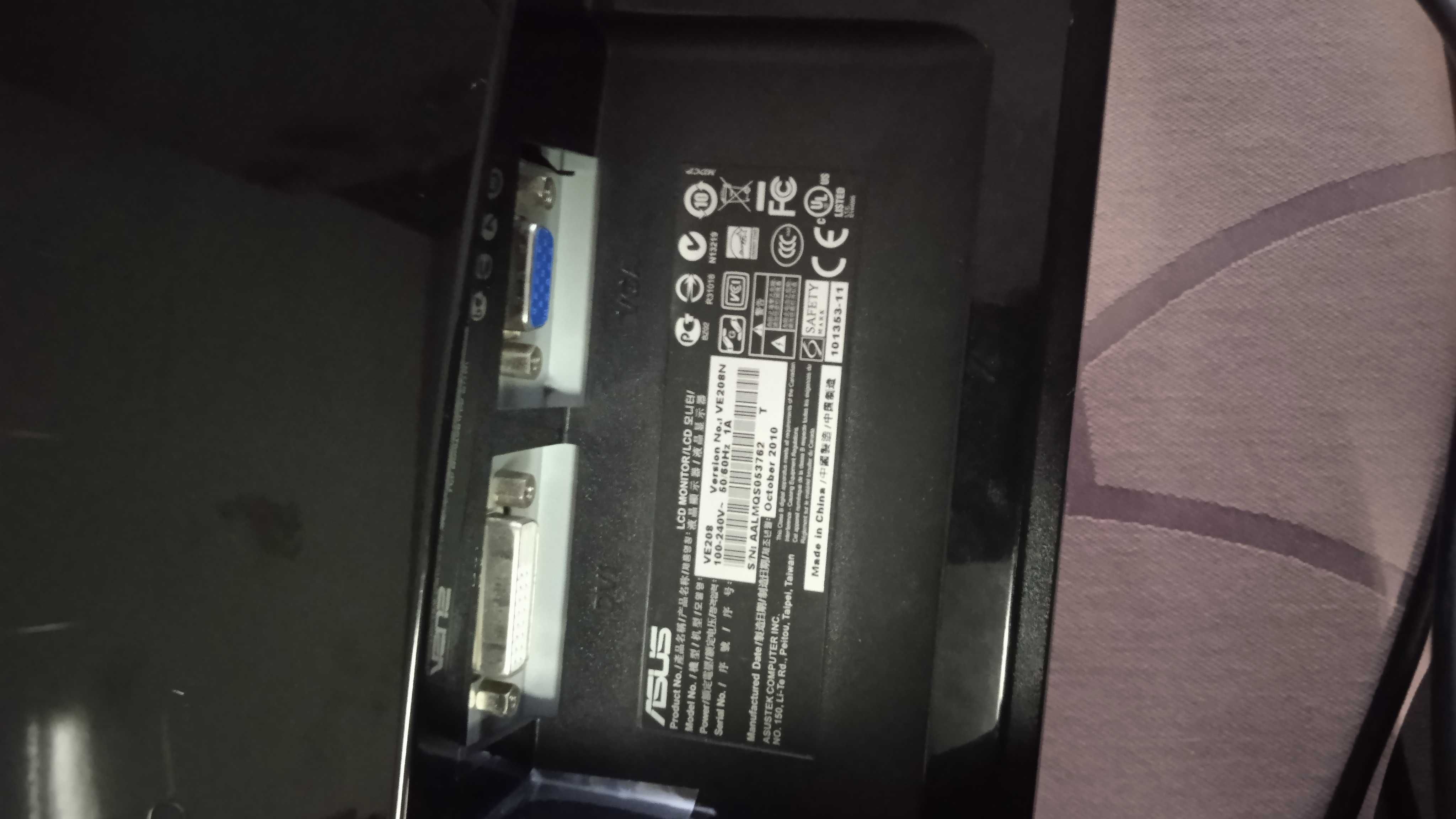 Monitor PC ASUS ve208 led lcd