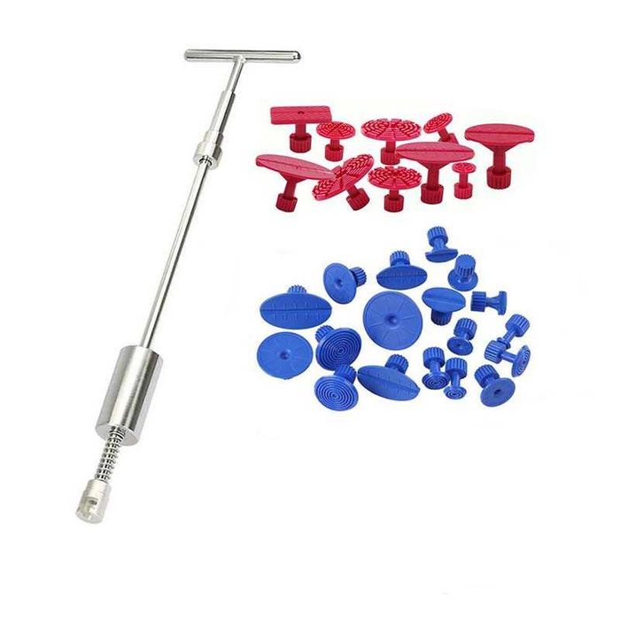 Набір обратной молоток для видалення вмятин+грибки 30шт,пдр інструмент