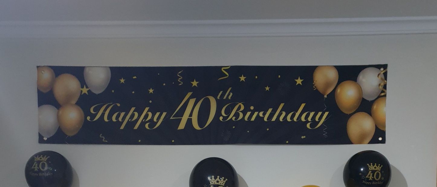 40° Aniversário - Pack de Decoração de Festa