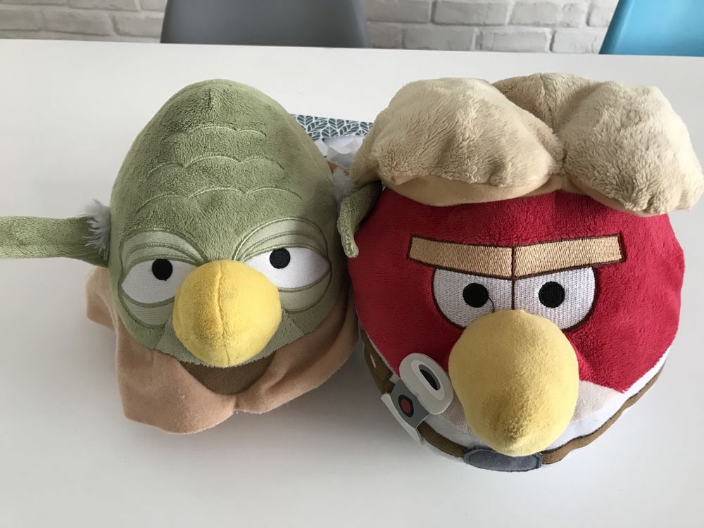 Maskotki Luke Skywalker i Yoda - Angry Birds