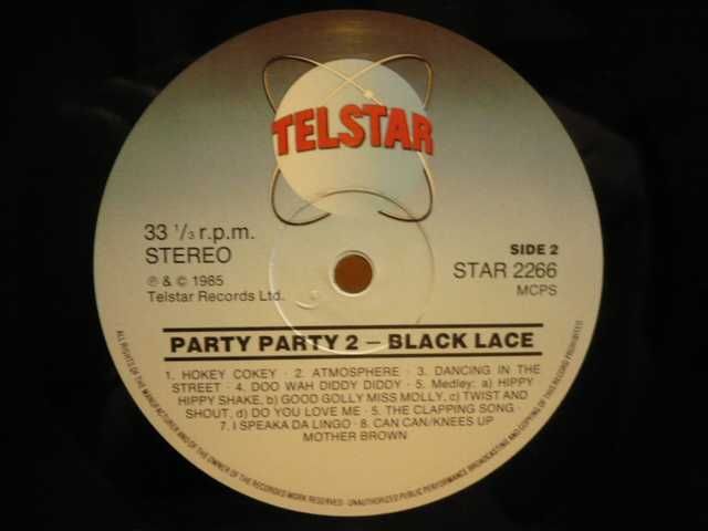 Płyta winylowa Black lace Party Party 2 .1985 rok.