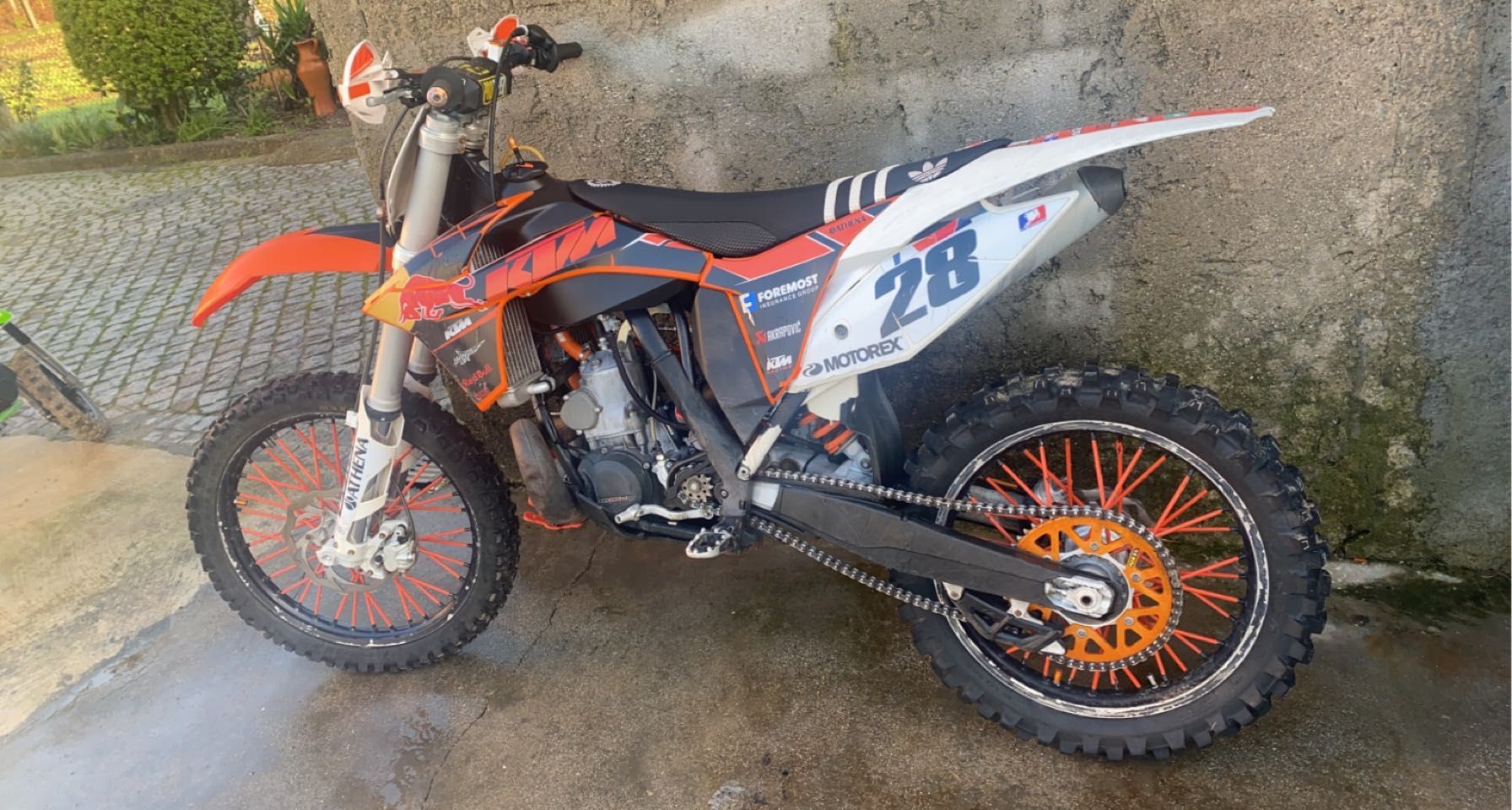 KTM 250 de  2012