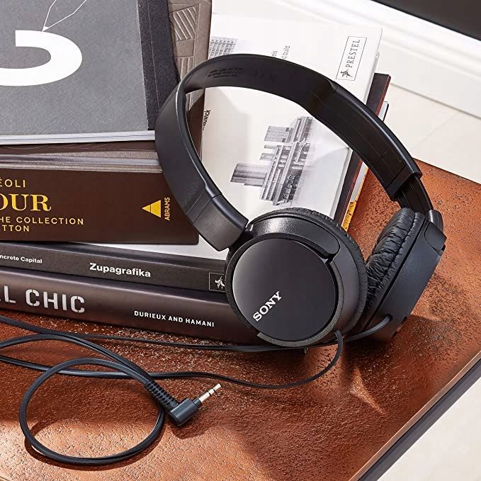 słuchawki nauszne sony mdr-zx110ap czarny 12-22khz przewodowe jakość