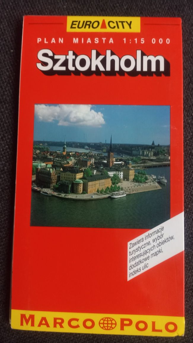 Sztokholm mapa plan miasta