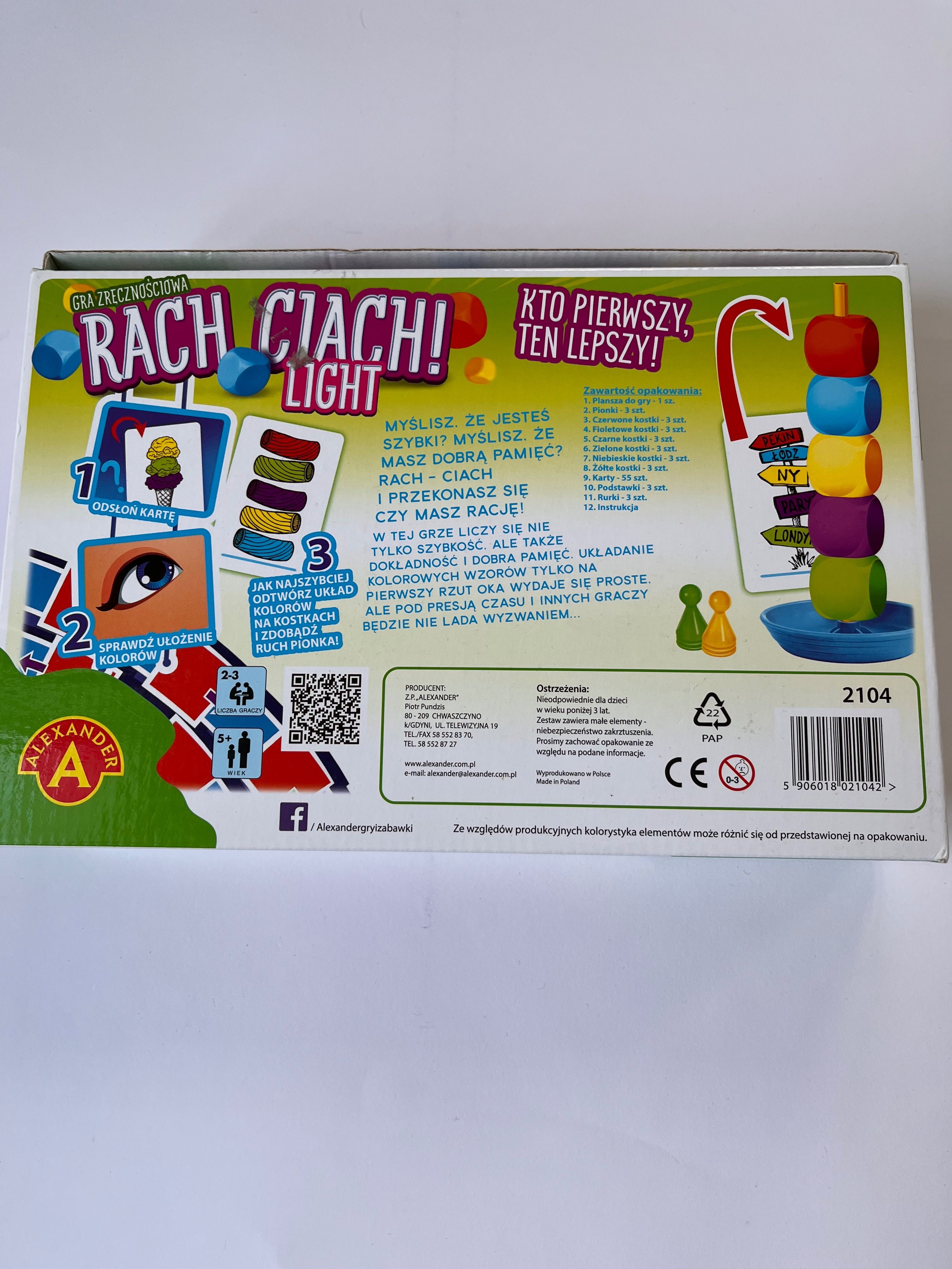 ___ gra RACH CIACH ___ wersja light
