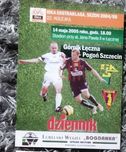 Program meczowy Górnik Łęczna Pogoń Szczecin 2005