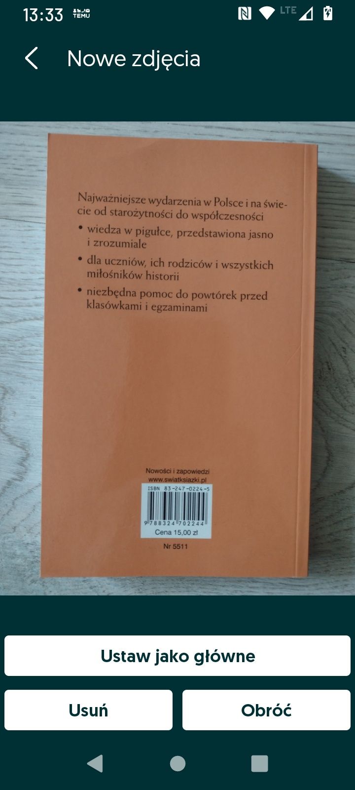 Książka Dzieje Świata i Polski Kalendarium Sławomir Koper