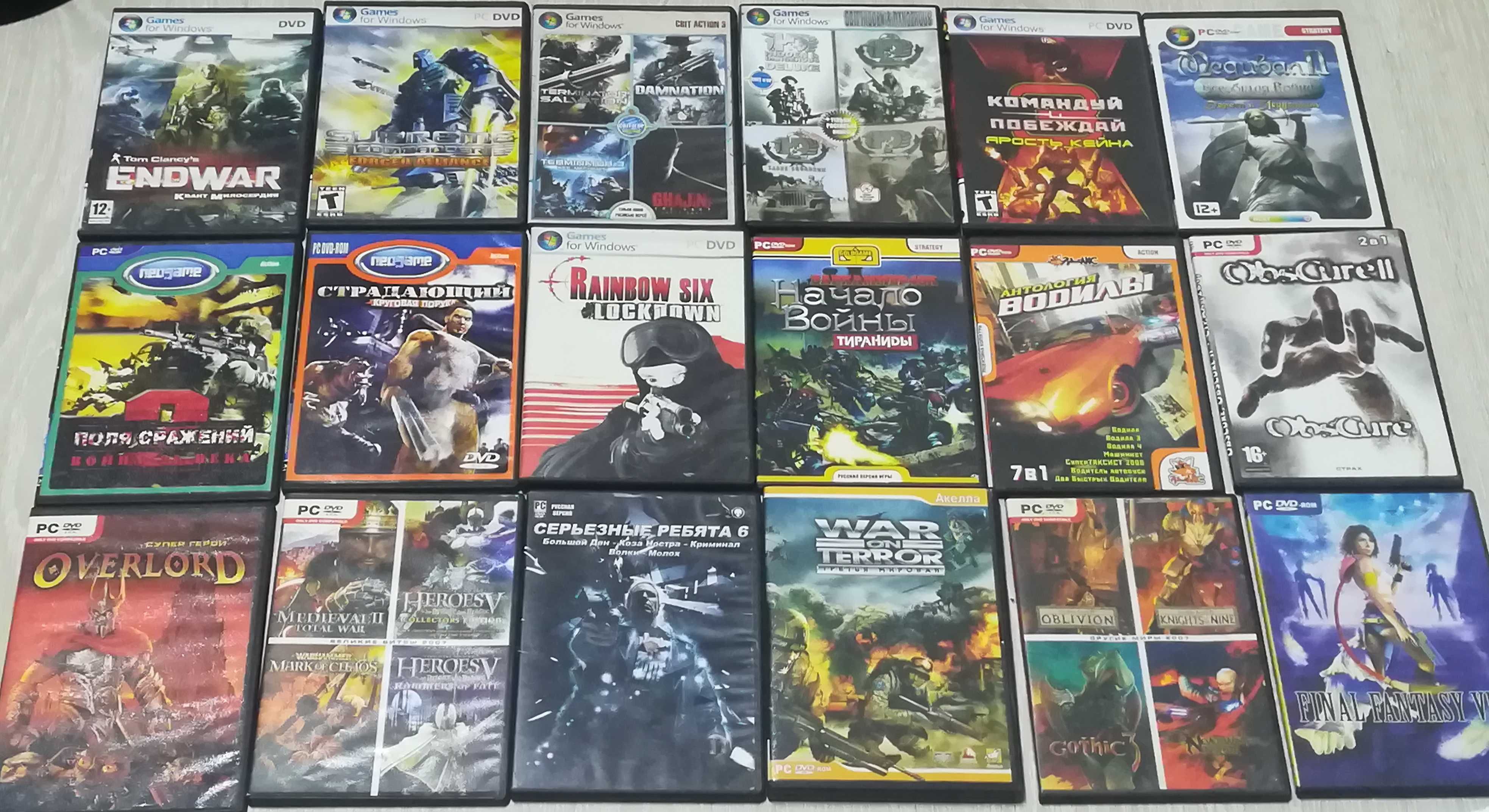 Продам Диски CD/DVD с играми