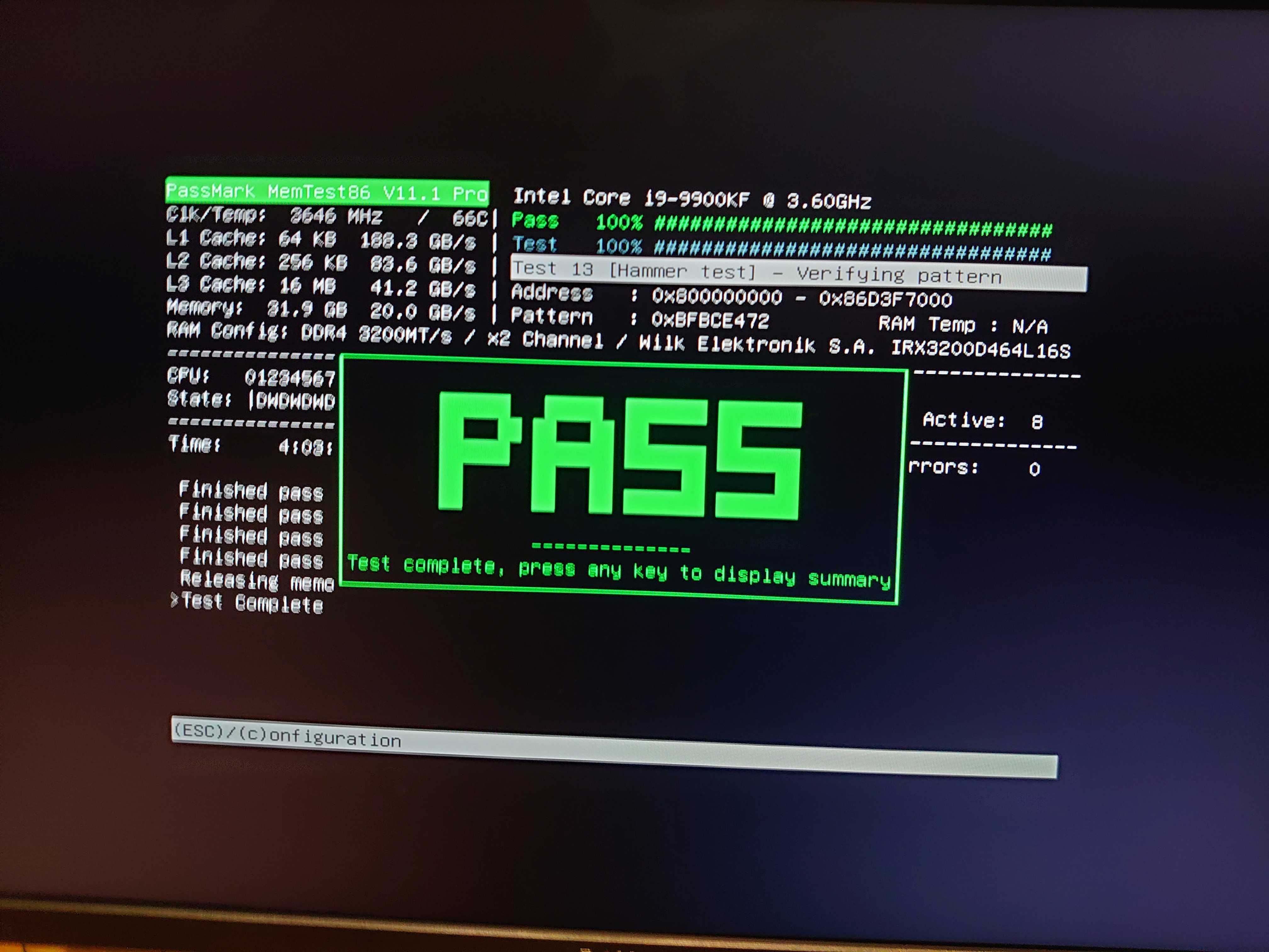 i9-9900KF + Z390 TUF Gaming + 32GB RAM