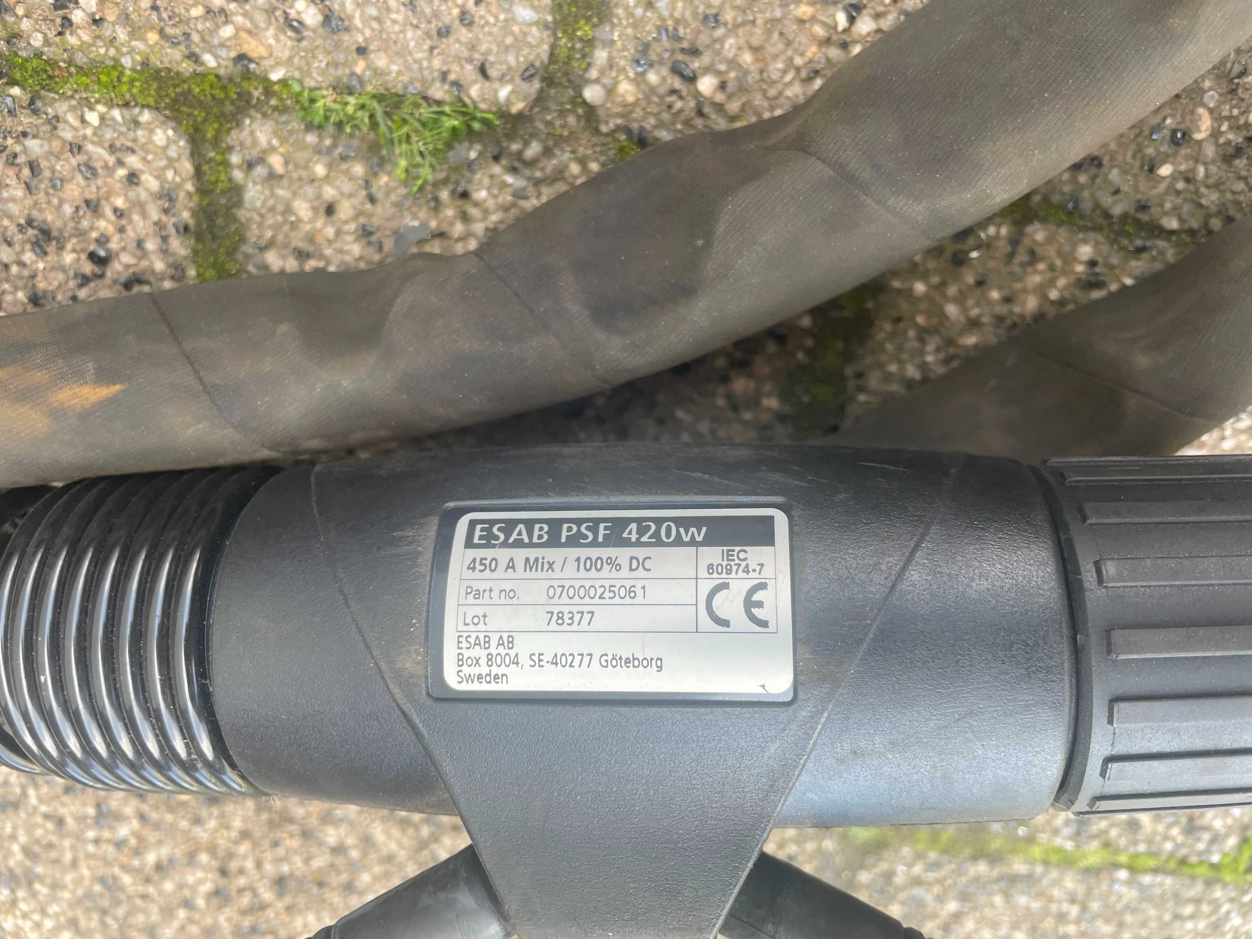 Uchwyt spawalniczy MIG/MAG ESAB PSF 420W 6m chłodzony