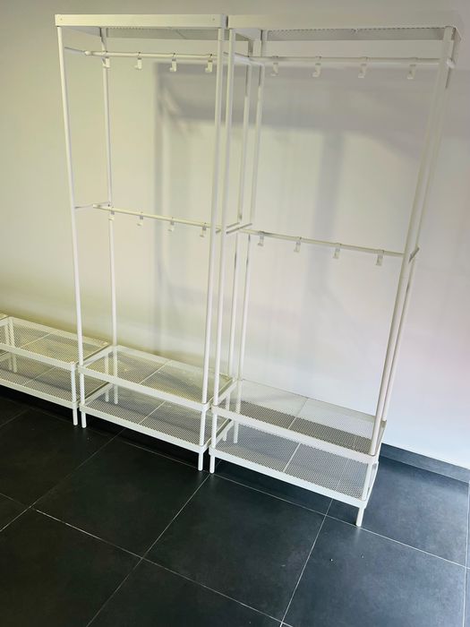 Cabide com estante para sapatos + Sapateira MACKAPÄR (IKEA)