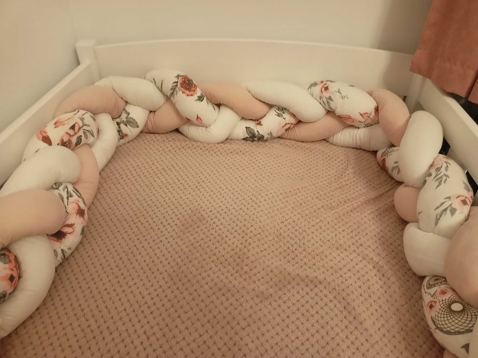 Warkocz, ochraniacz do łóżka 360 cm, wysokość 18 CM