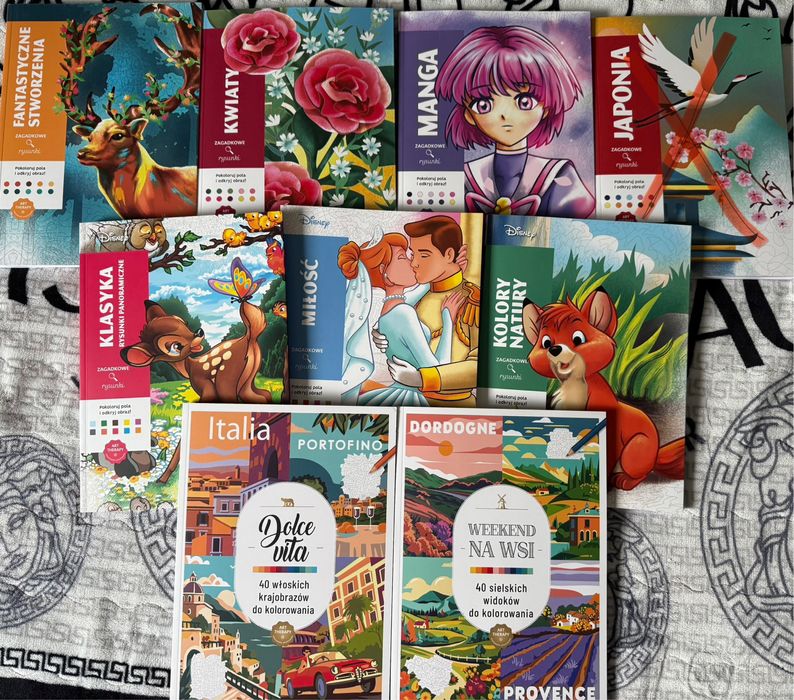 Розмальовки дісней/прованс польське видавництво