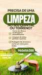 Limpezas de terrenos e jardins