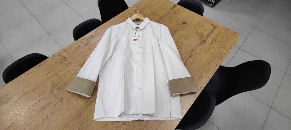 WYPRZEDAŻ EKSPOZYCJI Bluza Szefa Kuchni Robur VEGO r. M - Ecru, nowa