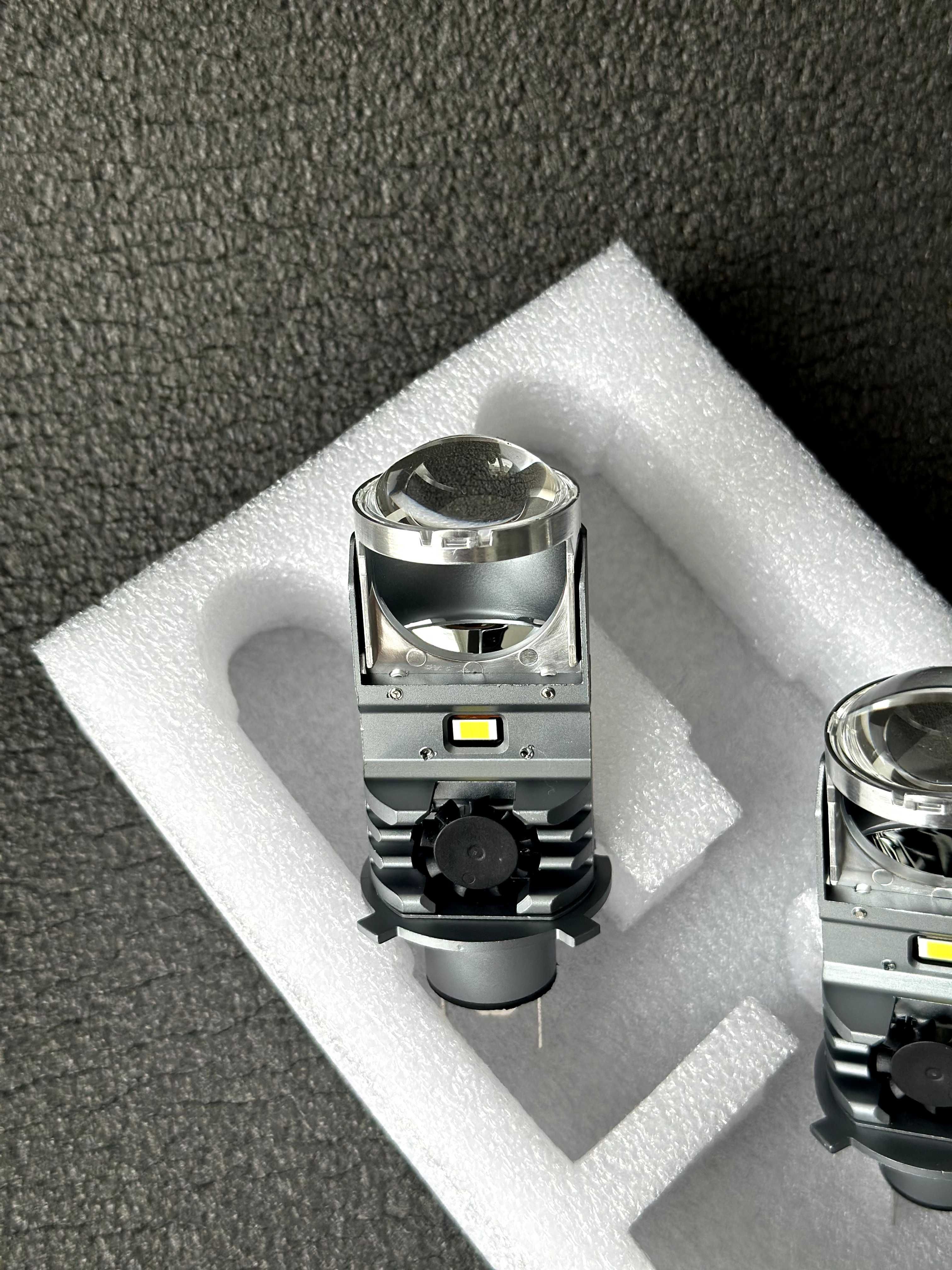 Автомобильные LED лампы F40B H4 с линзой, Bi лед линзы н4