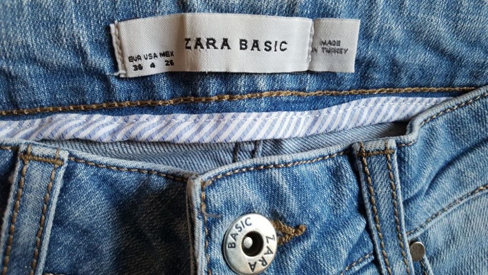 Zara BASIC Spodnie dżinsowe jeansy rozmiar 36