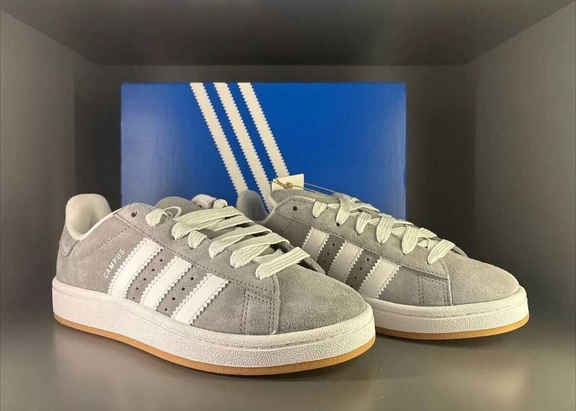 Goma Adidas Originals Campus 00s J (GS) Gris Blanco 38