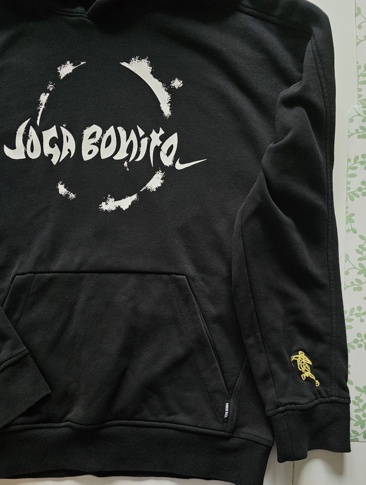 Nike Joga Bonito bluza męska z kapturem S czarna piłka nożna football
