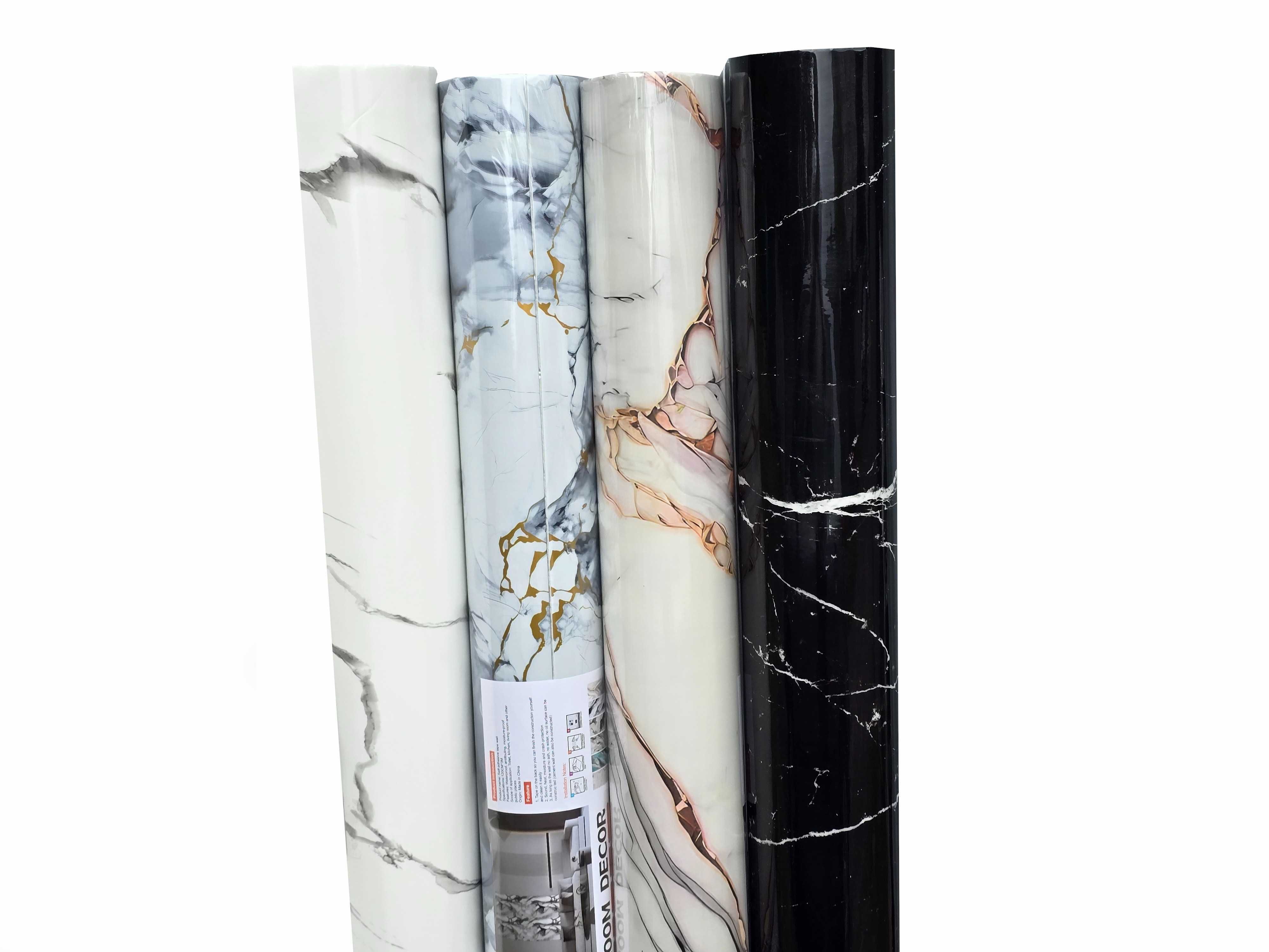 PANEL SAMOPRZYLEPNY W ROLCE Marmur na Ścianę 300cmx120cm 4 wzory!